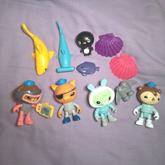 Octonauts Figures Kwazii Tweak Dashi Shellington & Sea Creatures Lot - Picture 1 of 2